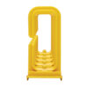 Tripp Lite series Horizontal Cable Manager - Flexible Rings, Yellow, 1U