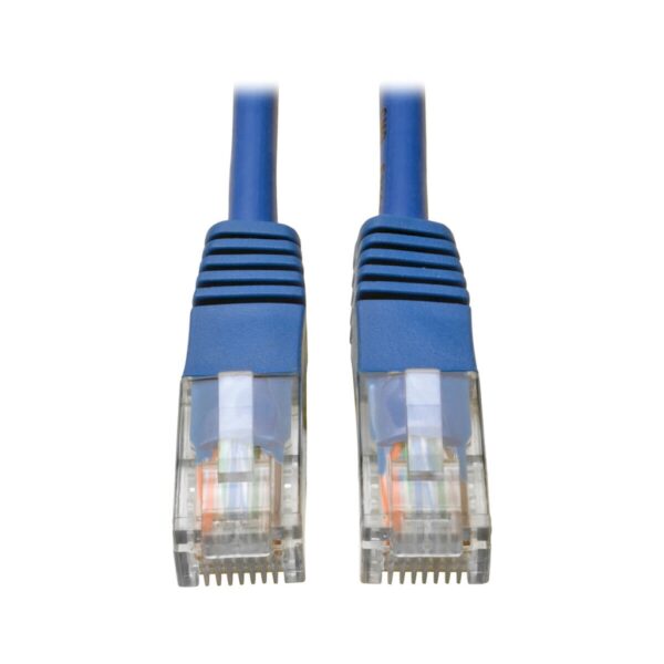 Tripp Lite series Cat5e 350 MHz Molded (UTP) Ethernet Cable (RJ45 M/M), PoE - Blue, 6 ft. (1.83 m)