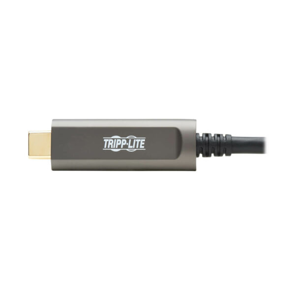 51b8ca809b12dd7f893361a030eb8a6d Tripp Lite series USB-C AOC Cable (M/M) - USB 3.2 Gen 2 (10 Gbps) Plenum-Rated Fiber Active Optical Cable - Data Only, Black, 10 m (33 ft.)