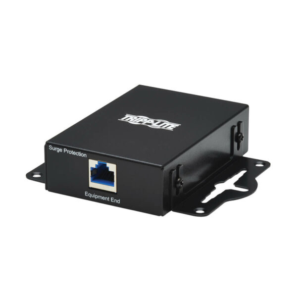 Tripp Lite series In-Line Network Surge Protector - 10 Gbps, Cat6a/8, Metal Case, IEC Compliant, TAA