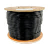 Tripp Lite series Cat6 Gigabit Solid Core UTP PVC Bulk Ethernet Cable, Black, 1000 ft. (304.8 m), TAA
