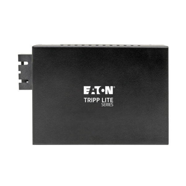 5222f85009c72eaa46838880bccdfc96 Tripp Lite series Gigabit Singlemode Fiber to Ethernet Media Converter, POE+ - 10/100/1000 SC, 1310 nm, 20 km (12.4 mi.)