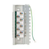 Tripp Lite series Cat6a STP Patch Panel, 8 Ports, DIN Rail or Wall Mount, TAA