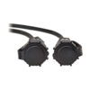 Tripp Lite series Rigid Industrial RF Coaxial Cable (M/M) - IP68, BNC Connectors, 10 ft. (3.1 m), Black