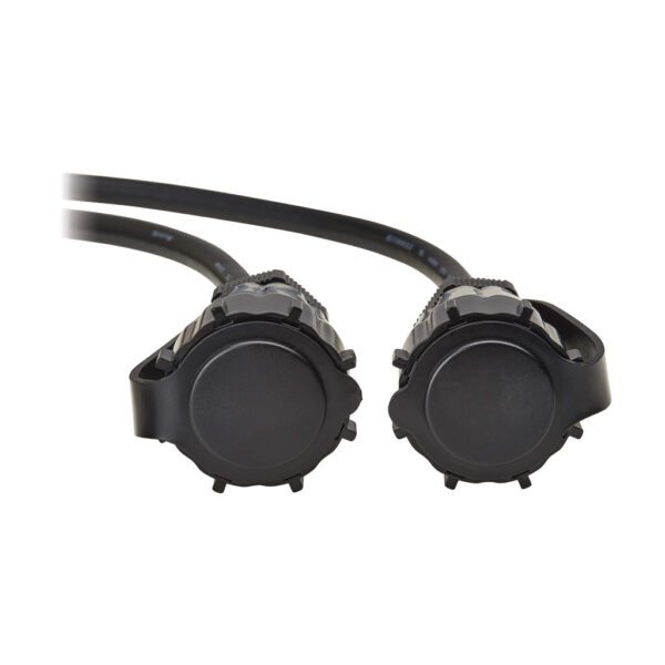 Tripp Lite series Rigid Industrial RF Coaxial Cable (M/M) - IP68, BNC Connectors, 10 ft. (3.1 m), Black