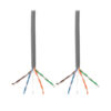 Tripp Lite series Cat5e 350 MHz Solid Core (UTP) PVC Bulk Ethernet Cable - Gray, 1000 ft. (304.8 m), TAA