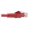 52dc4e04e076e15c55c925584ab07b0e Tripp Lite series Cat6 Gigabit Snagless Molded (UTP) Ethernet Cable (RJ45 M/M), PoE, Red, 4 ft. (1.22 m)