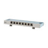 Tripp Lite series Cat6a STP Patch Panel, 8 Ports, DIN Rail or Wall Mount, TAA