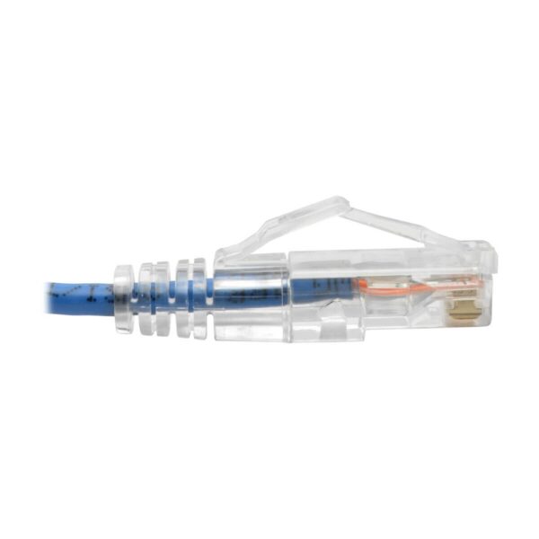 Tripp Lite series Cat6 Gigabit Snagless Slim UTP Ethernet Cable (RJ45 M/M), PoE, Blue, 10 ft. (3.05 m)