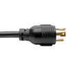 Tripp Lite series Power Extension Cord, NEMA L6-30P to NEMA L6-30R - Heavy-Duty, Locking, 30A, 250V, 10 AWG, 8 ft. (2.43 m), Black