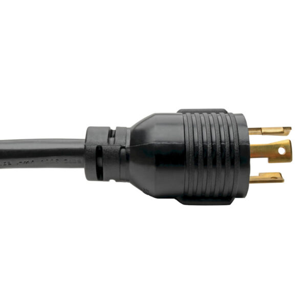 Tripp Lite series Power Extension Cord, NEMA L6-30P to NEMA L6-30R - Heavy-Duty, Locking, 30A, 250V, 10 AWG, 8 ft. (2.43 m), Black