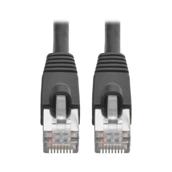 Tripp Lite series Cat6a 10G Snagless Shielded STP Ethernet Cable (RJ45 M/M), PoE, Black, 25 ft. (7.62 m)