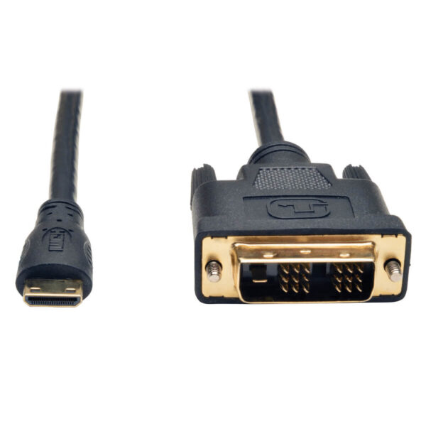 53f49e8c654532795148f7078b7ebd64 Tripp Lite series Mini HDMI to DVI Adapter Cable (M/M), 10 ft. (3.1 m)