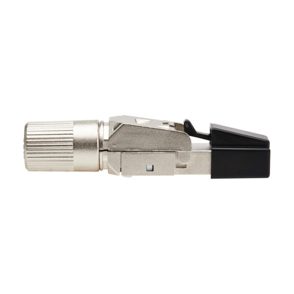 54005891b2fbcd0e9caeacd3c14d5a36 Tripp Lite series Cat8 STP Class 1 Field-Termination Plug, 568A/568B, TAA
