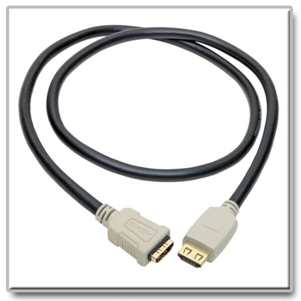 541256ca60fc4afebcefb643cf671a35 Tripp Lite series High-Speed HDMI Extension Cable (M/F) - 4K 60 Hz, HDR, 4:4:4, Gripping Connector, 3 ft.