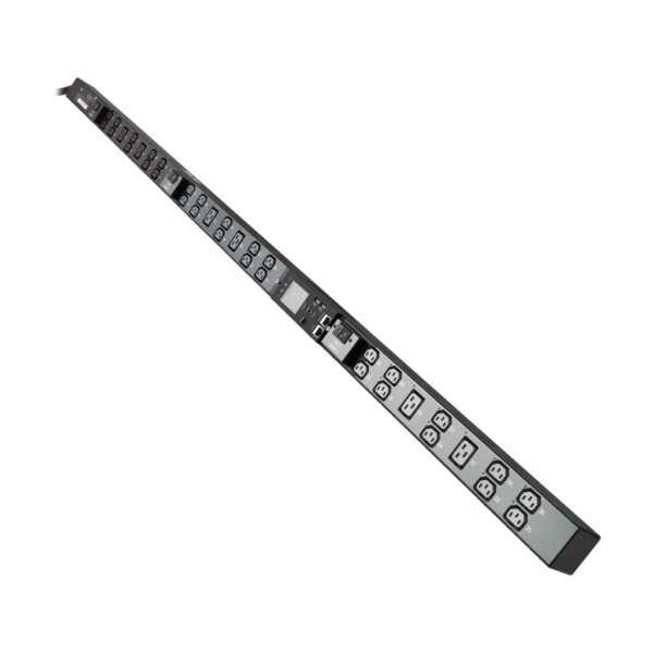 Eaton 8.6kW 200-240V 3-Phase IsoBreaker Managed PDU - Gigabit, 36 Outlets, L15-30P Input, LCD, 10 ft. (3 m) Cord, 0U, 70 in. (1.8 m) Height, TAA