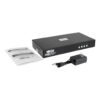 Secure KVM Switch, 4-Port, DVI to DVI, NIAP PP3.0 Certified, Audio, CAC Support, Single Monitor, TAA