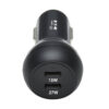 Tripp Lite series Dual-Port USB-C Car Charger with 45W PD Charging - USB-C (27W), USB-C (18W), Black