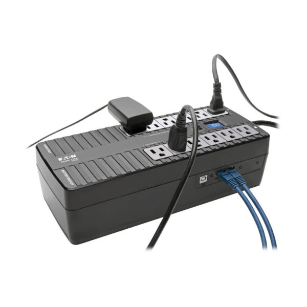 Tripp Lite series 850VA 425W Standby UPS - 12 NEMA 5-15R Outlets, 120V, 50/60 Hz, USB, LCD, ENERGY STAR, Desktop/Wall