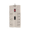 Tripp Lite series Protect It! 8-Outlet Computer Surge Protector, 8 ft. (2.43 m) Cord, 2160 Joules, Tel/Modem/Fax Protection