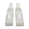 54c70ec184baf5e10ea80c2277e740ea-5 Tripp Lite series Cat6 Gigabit Molded (UTP) Ethernet Cable (RJ45 M/M), PoE, White, 6 ft. (1.83 m)