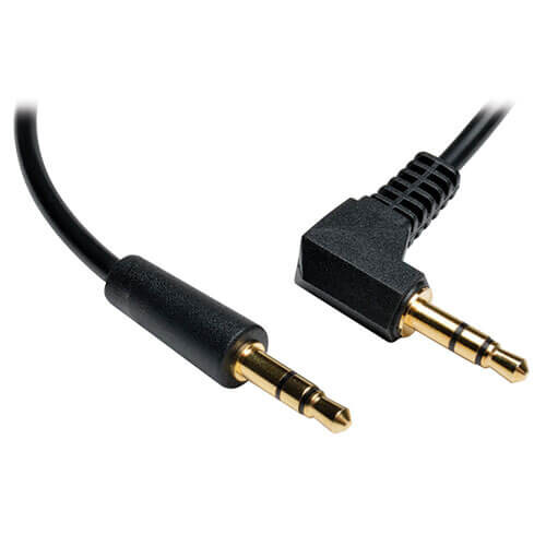 54cfe7e27e36f9018043ffac056f1df9 Tripp Lite series 3.5mm Mini Stereo Audio Cable with one Right-Angle plug (M/M), 6 ft. (1.83 m)