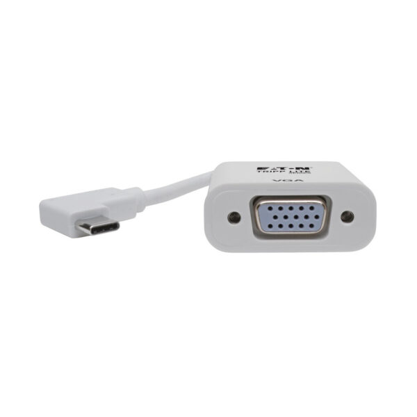 55ae9988946af4df99fa85b061e8aa73 Tripp Lite series USB-C to VGA Adapter with Alternate Mode - DP 1.2, Right-Angle USB-C
