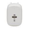 55bd3977c65894872c8d6e8cf79b6887 Tripp Lite series Compact 1-Port USB-C Wall Charger - GaN Technology, 20W PD3.0 Charging, White
