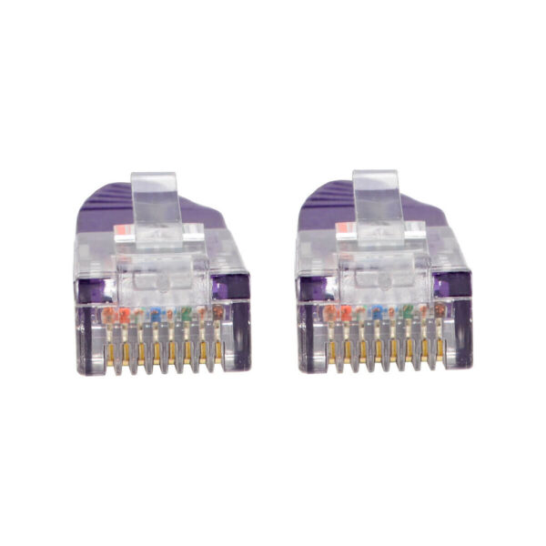 Tripp Lite series Cat5e 350 MHz Molded (UTP) Ethernet Cable (RJ45 M/M), PoE - Purple, 6 ft. (1.83 m)