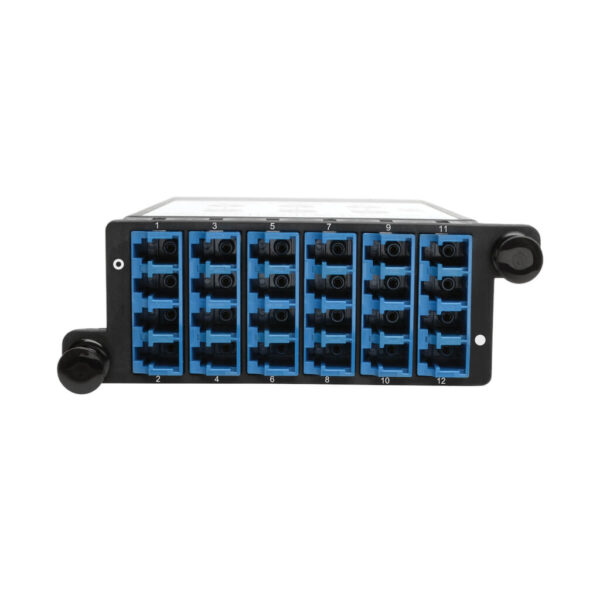 567c1b4ff18d9e6bc7251dc9a3c7f0e2 Tripp Lite 40/100Gb Singlemode Fiber, Breakout Cassette, (x3) 8-Fiber MTP/MPO (APC) to (x12) LC (UPC) Duplex 9/125, N482 Chassis - N482-3M8L12S