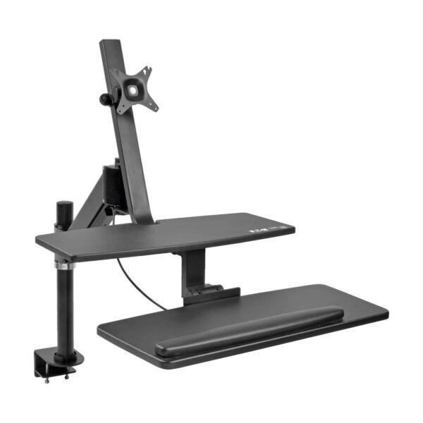 Tripp Lite series Height-Adjustable Sit-Stand Workstation, Single-Monitor, Clamp-On