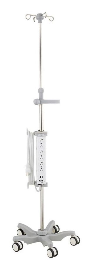 Tripp Lite series Safe-IT UL 1363 Medical-Grade Power Strip, 6 Hospital-Grade Outlets, USB Charging, Safety Covers, Antimicrobial, 15 ft. Cord