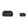 Tripp Lite series USB-C to DisplayPort Adapter Cable (M/M), 4K 60 Hz, HDR, Locking DP Connector, 3 ft. (0.9 m)