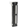 Tripp Lite series Cat5e Wall-Mount 12-Port Patch Panel - PoE+ Compliant, 110/Krone, 568A/B, RJ45 Ethernet, TAA