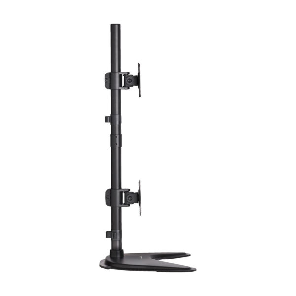 Tripp Lite series Dual Vertical Flat-Screen Desk Stand/Clamp Mount, 15 in. to 27 in. Flat-Screen Displays