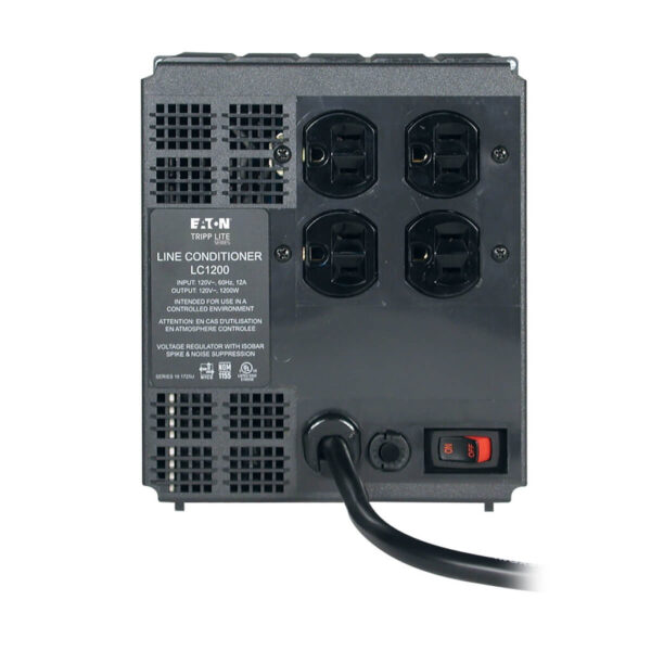 5730aa64c2286b82c1ed211caea3dd7a Tripp Lite series 1200W 120V Line Conditioner - Automatic Voltage Regulator (AVR), AC Surge Protection, 4 Outlets, TAA