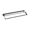 574f7212ac193855618f270c1dc8a494 Tripp Lite series 24-Port Cat6a Feed-Through Patch Panel - 4PPoE Compliant, 1U Rack-Mount, RJ45 Ethernet, Black, TAA