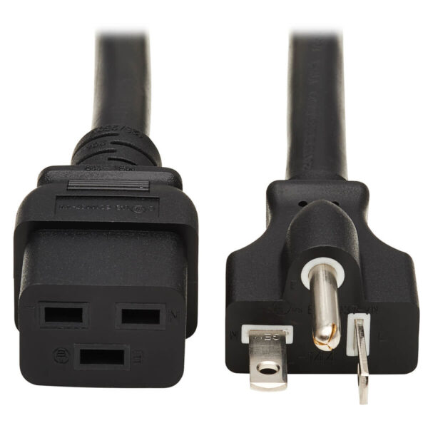 5753a93b9cd5bec316910dc7a6ca7652 Tripp Lite series Power Cord, C19 to NEMA 5-20P - Heavy-Duty, 20A, 125V, 12 AWG, 6 ft. (1.8 m), Black