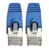 Tripp Lite series Cat6a 10G Snagless Shielded STP Ethernet Cable (RJ45 M/M), PoE, Blue, 6 ft. (1.83 m)