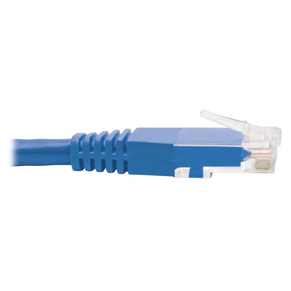 Tripp Lite series Cat6 Gigabit Molded (UTP) Ethernet Cable (RJ45 M/M), PoE, Blue, 75 ft. (22.86 m)