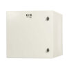 Tripp Lite series SmartRack Industrial Enclosure with Lock - NEMA 4, Wall Mount, Metal Construction, Hinged Back, 32 in. Depth, 12U, Gray