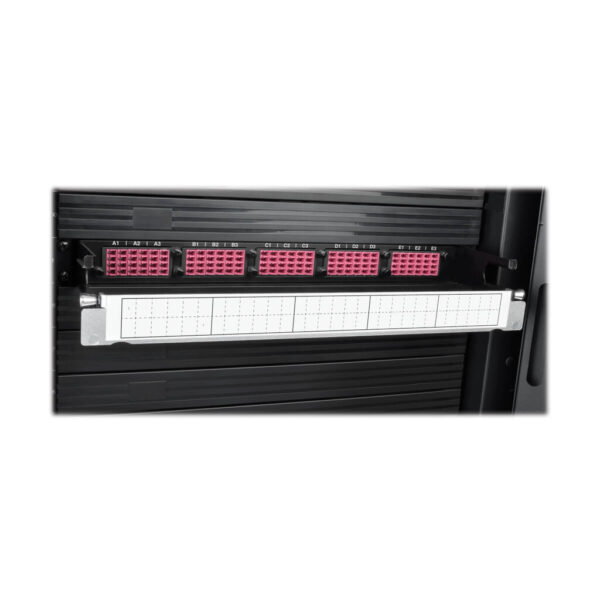 57b4b6d988cd19d227f04d7e41cdff70 Tripp Lite series 40/100Gb Fiber Breakout Patch Panel, 40Gb to 4 x 10Gb, 100Gb to 4 x 25Gb, 15 MTP QSFP to 60 LC Duplex OM4 50/125 Multimode Ports, 1U