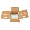 Tripp Lite series Cat6 Gigabit Bulk UTP Stranded 24 AWG CMR PVC Cable, White, 1000 ft. (304.8 m)