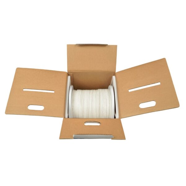 Tripp Lite series Cat6 Gigabit Solid Core UTP PVC Bulk Ethernet Cable, White, 1000 ft. (304.8 m), TAA