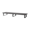 Tripp Lite series Extra-Wide Dual-Monitor Riser for Desk, 39 x 10 in. - Wood, Black