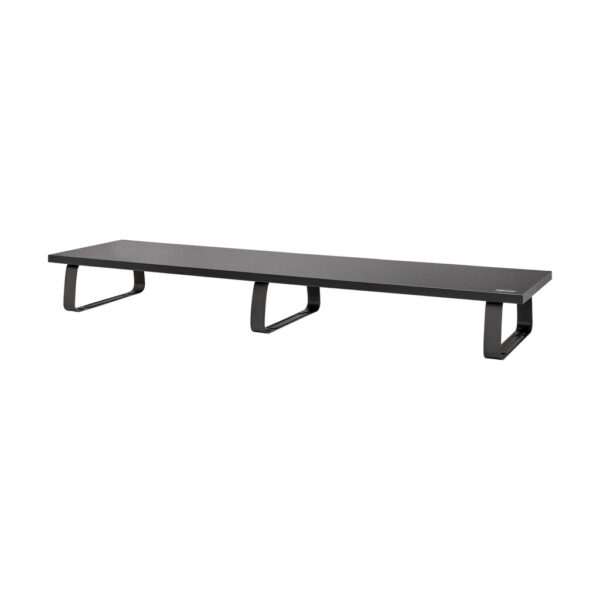 Tripp Lite series Extra-Wide Dual-Monitor Riser for Desk, 39 x 10 in. - Wood, Black