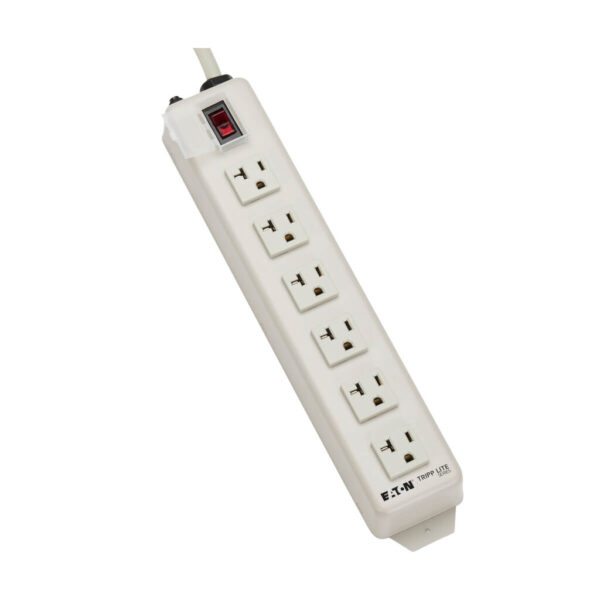 580367e8381585603ec697dea58e6864 Tripp Lite series Power It! 6-Outlet Power Strip, 15 ft. (4.57 m) Cord, 5-20P Plug, Metal Housing