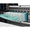 Tripp Lite series 10Gb/40Gb/100Gb Duplex Multimode 50/125 OM3 LSZH Fiber Patch Cable with Push/Pull Tab Connectors (LC/LC), Aqua, 2M (6.6 ft.)