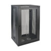Tripp Lite series SmartRack 21U Low-Profile Switch-Depth Wall-Mount Half-Height Rack Enclosure