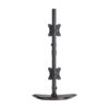 Tripp Lite series Dual Vertical Flat-Screen Desk Stand/Clamp Mount, 15 in. to 27 in. Flat-Screen Displays